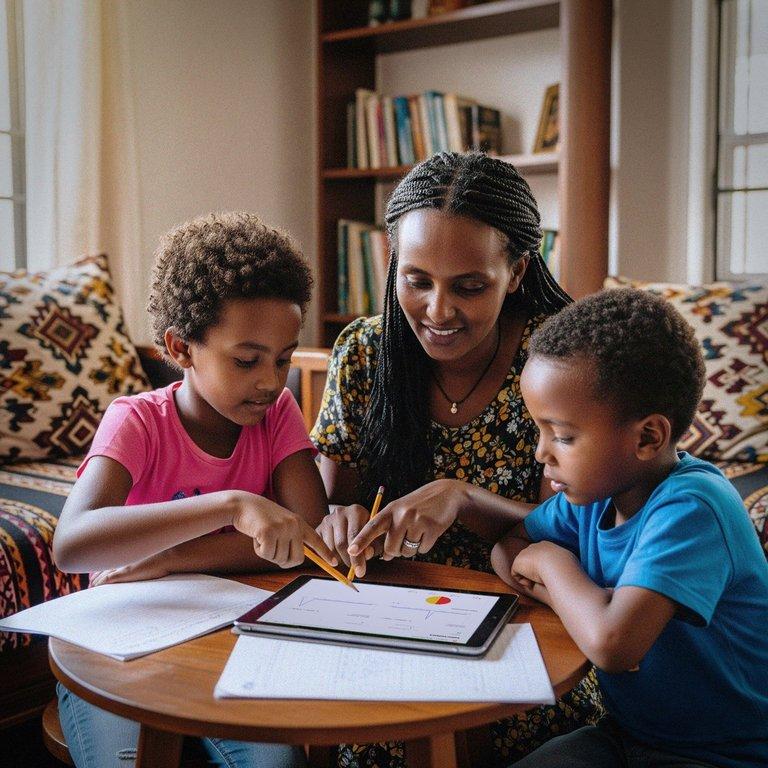 Parent using Gobez Academy
